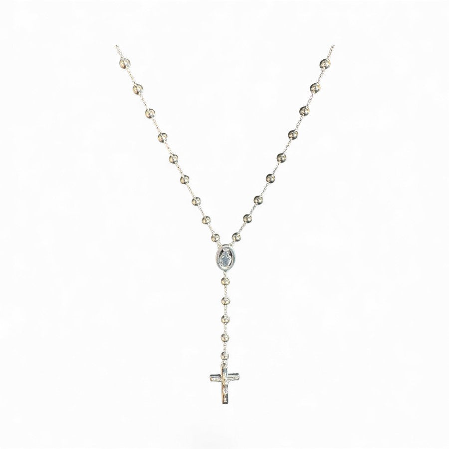 Sterling Silver Rosary Beads NCZ10064