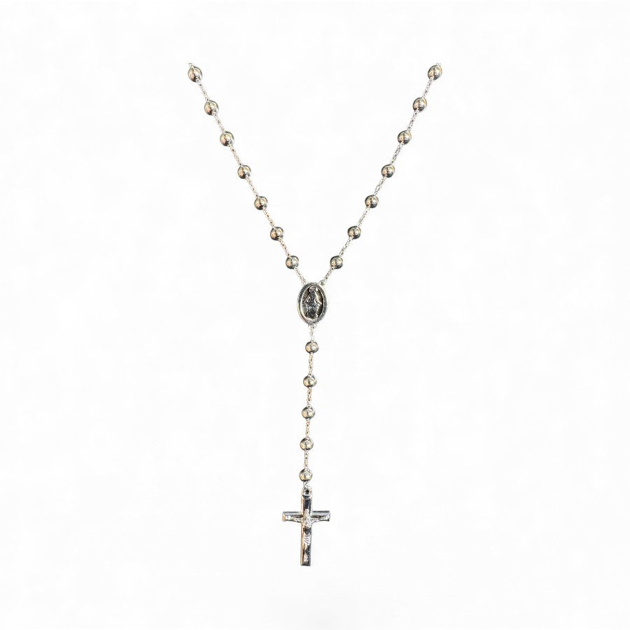 Sterling Silver Rosary Beads NCZ10064