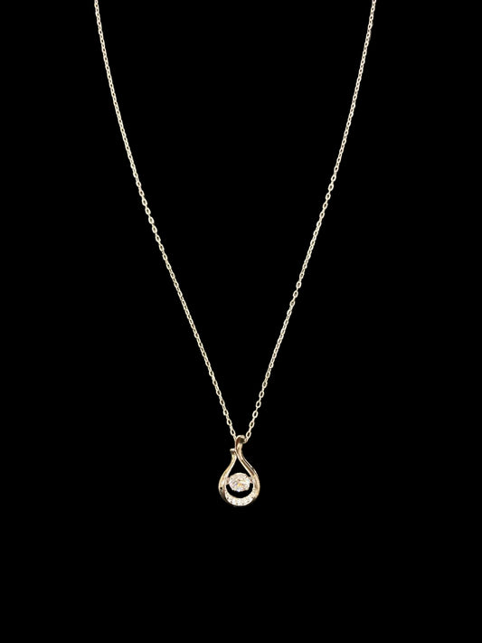 Sterling Silver Necklace CZ Stone NCZ10117