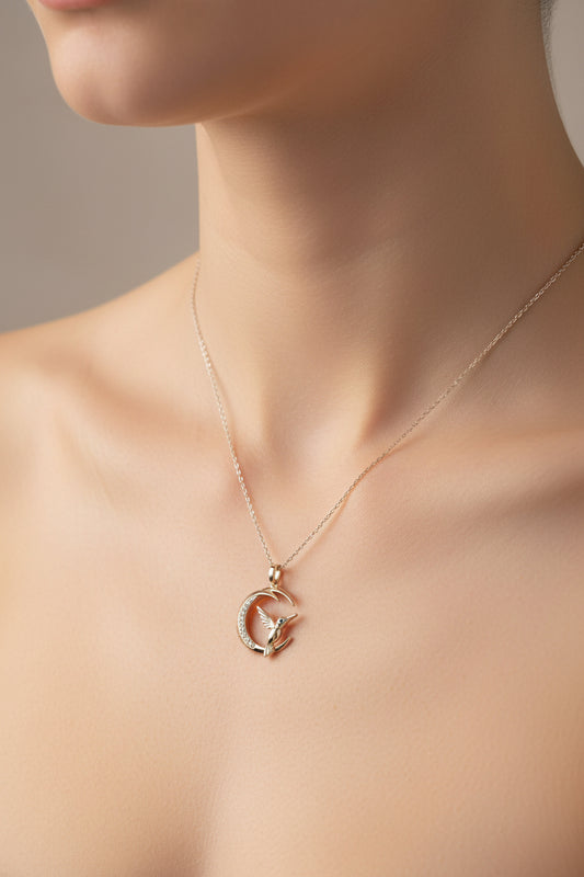 Sterling Silver Necklace CZ Stone NCZ10118