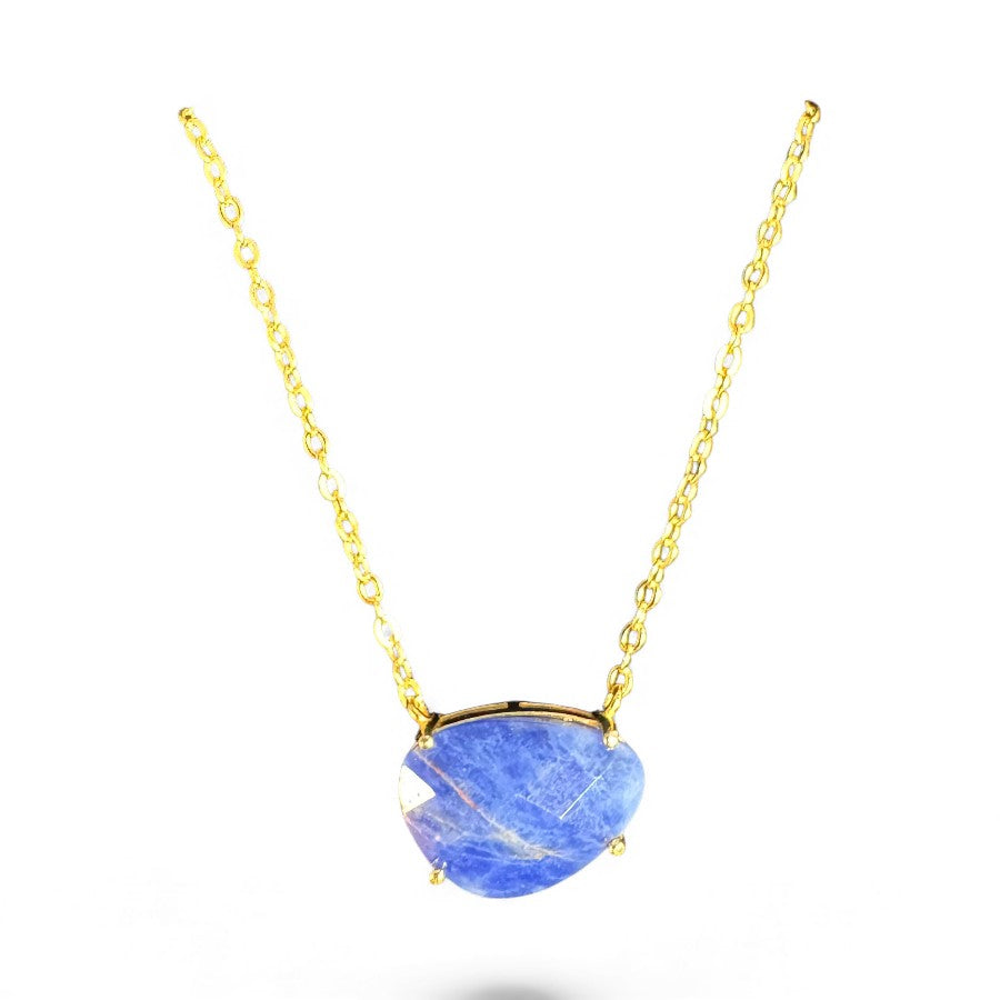 Sterling Silver Necklace Gold Plated NCZ10155