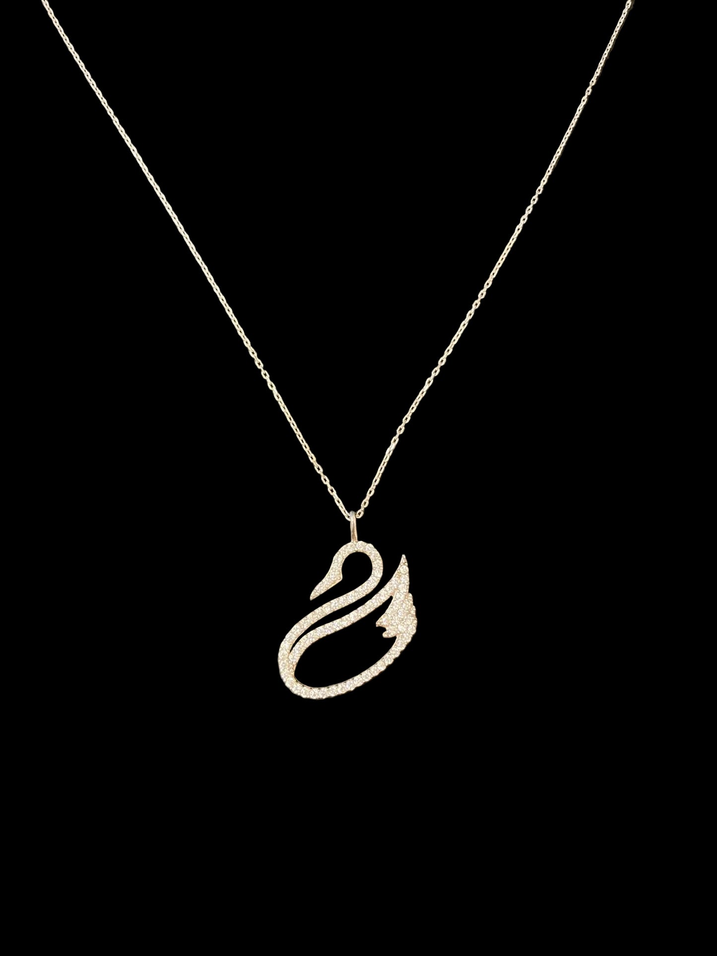 Sterling Silver Necklace CZ Stone NCZ3312