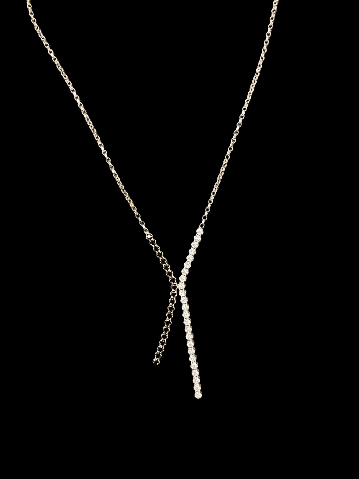 Sterling Silver Necklace CZ Stone NCZ3314