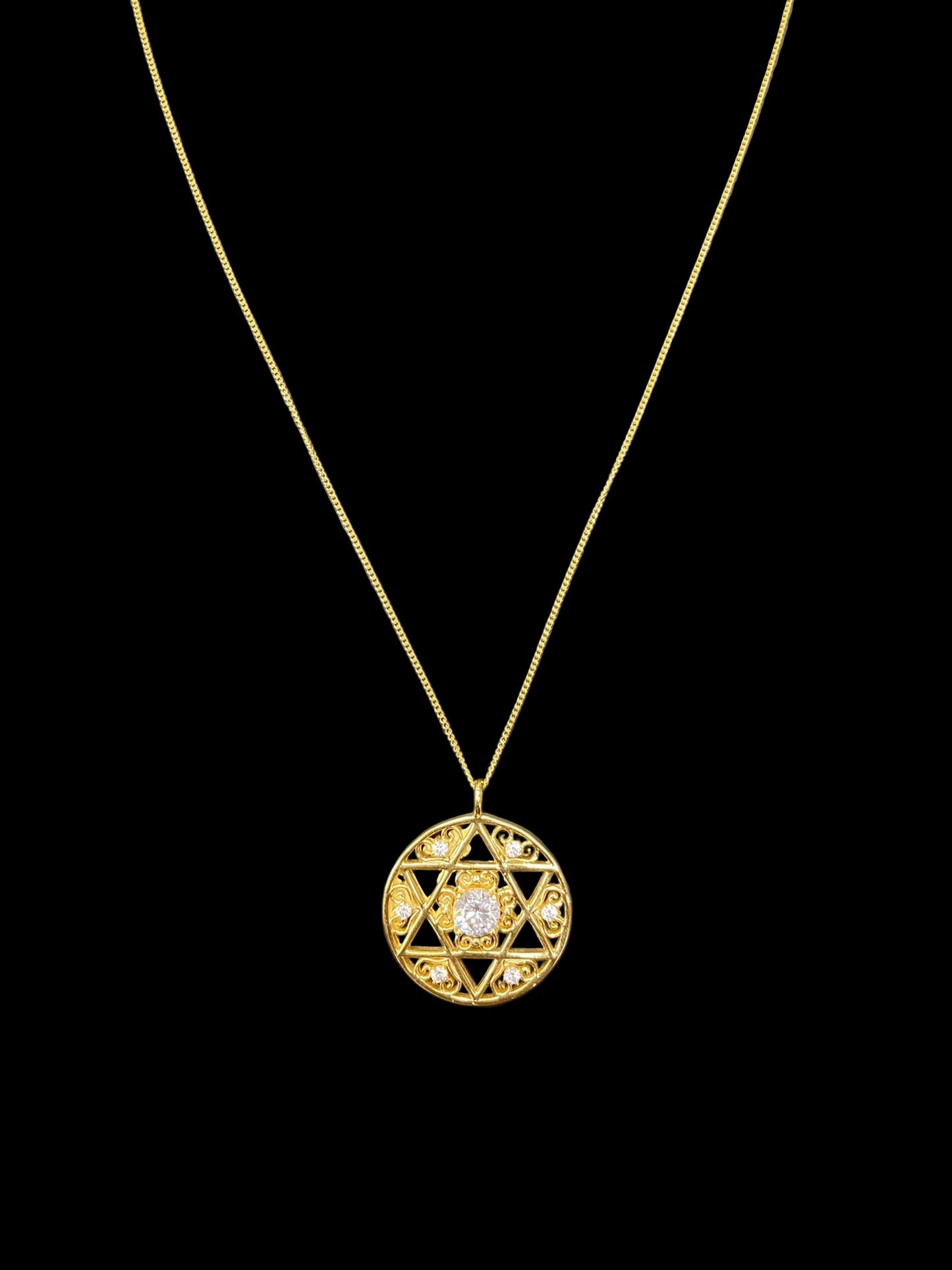 Sterling Silver Necklace CZ Stone NCZ3318