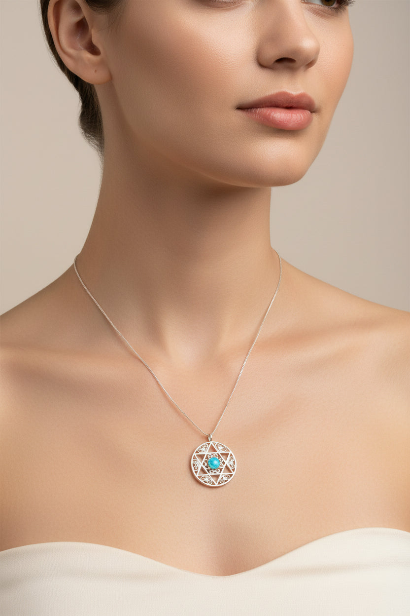 Sterling Silver Necklace CZ Stone NCZ3318