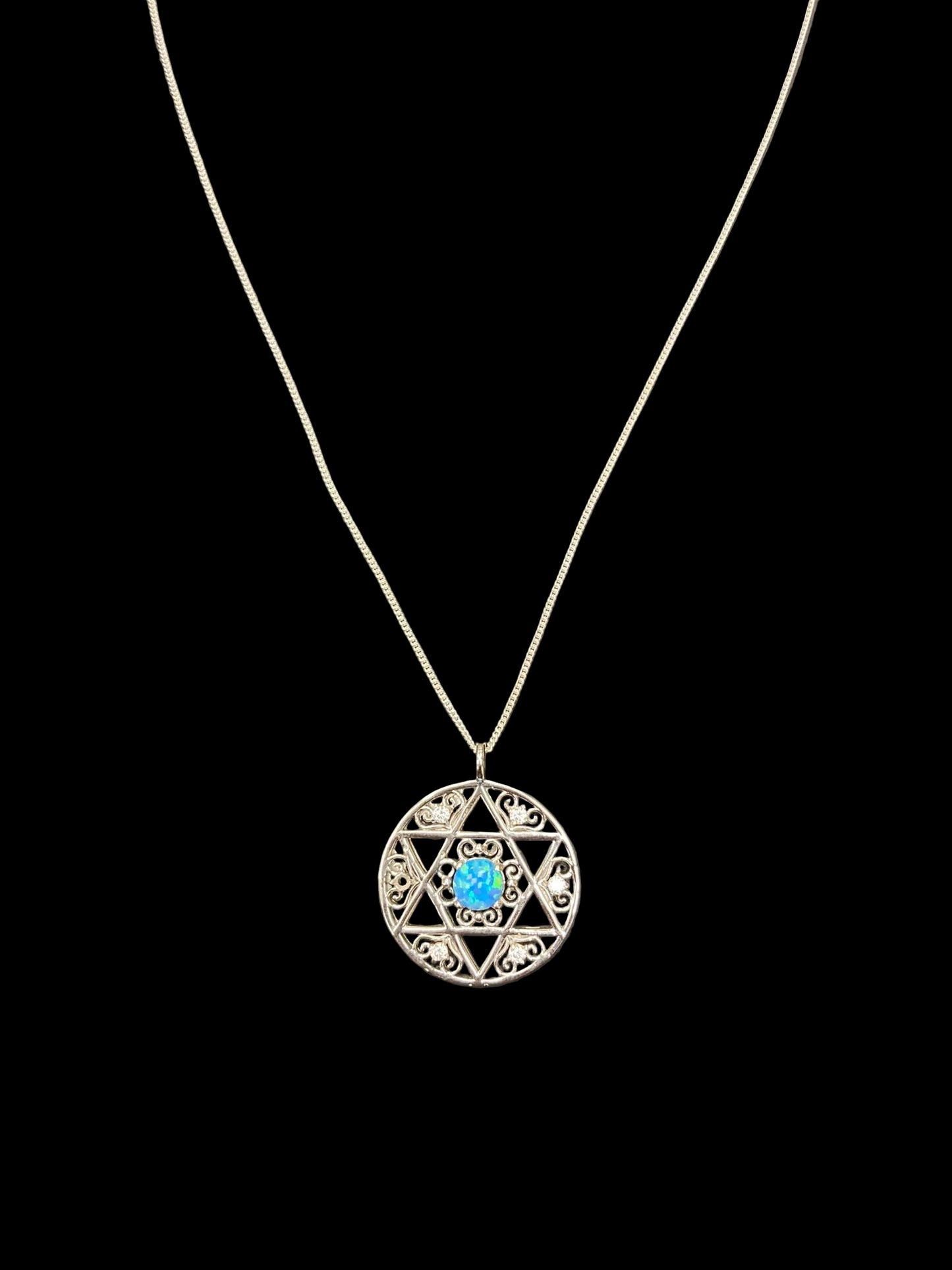 Sterling Silver Necklace CZ Stone NCZ3318