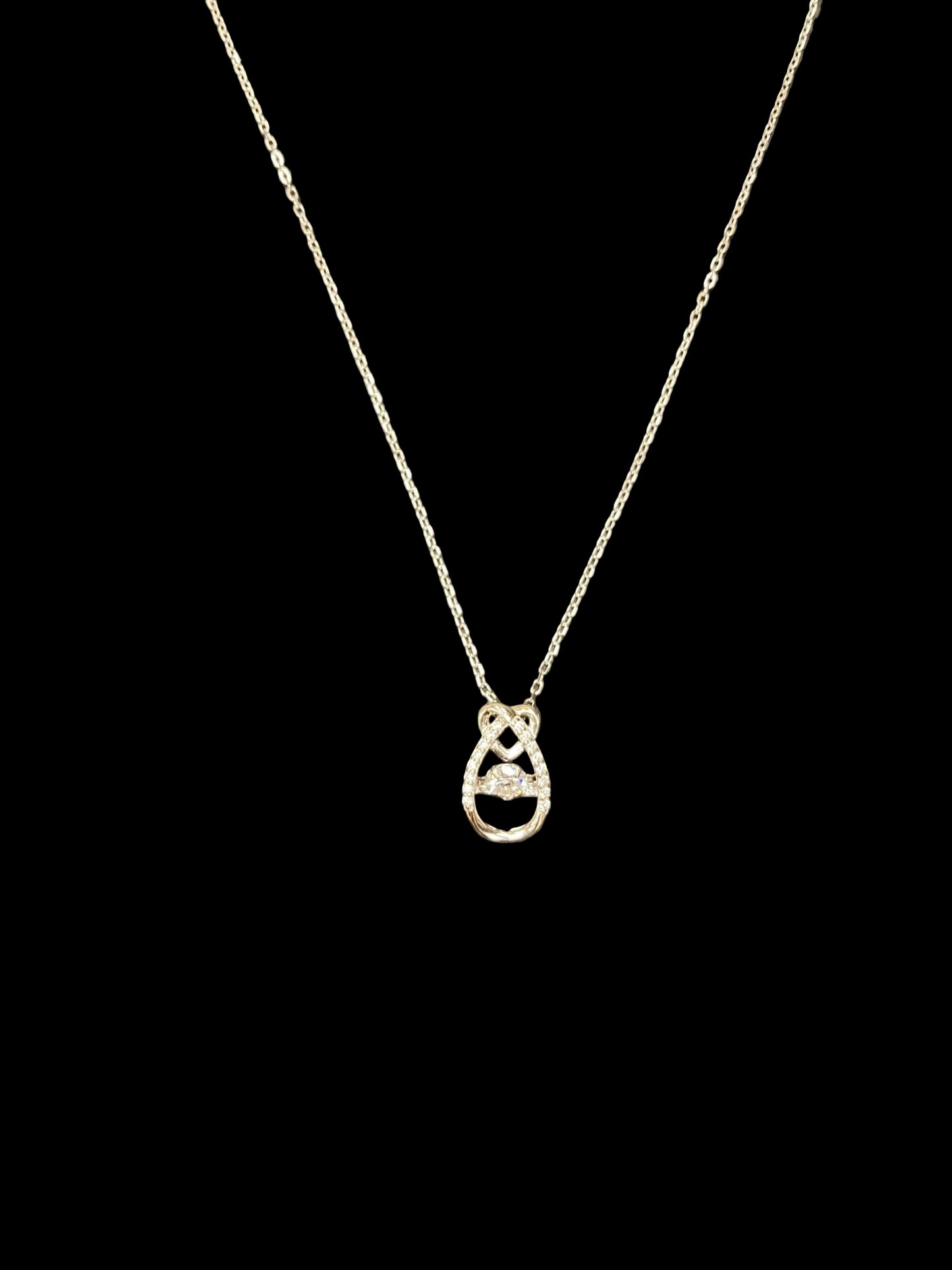 Sterling Silver Necklace CZ Stone NCZ5200