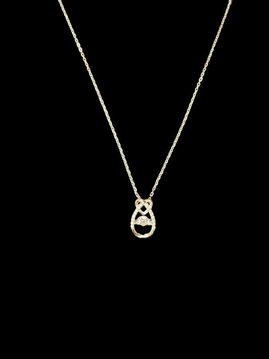 Sterling Silver Necklace CZ Stone NCZ5200