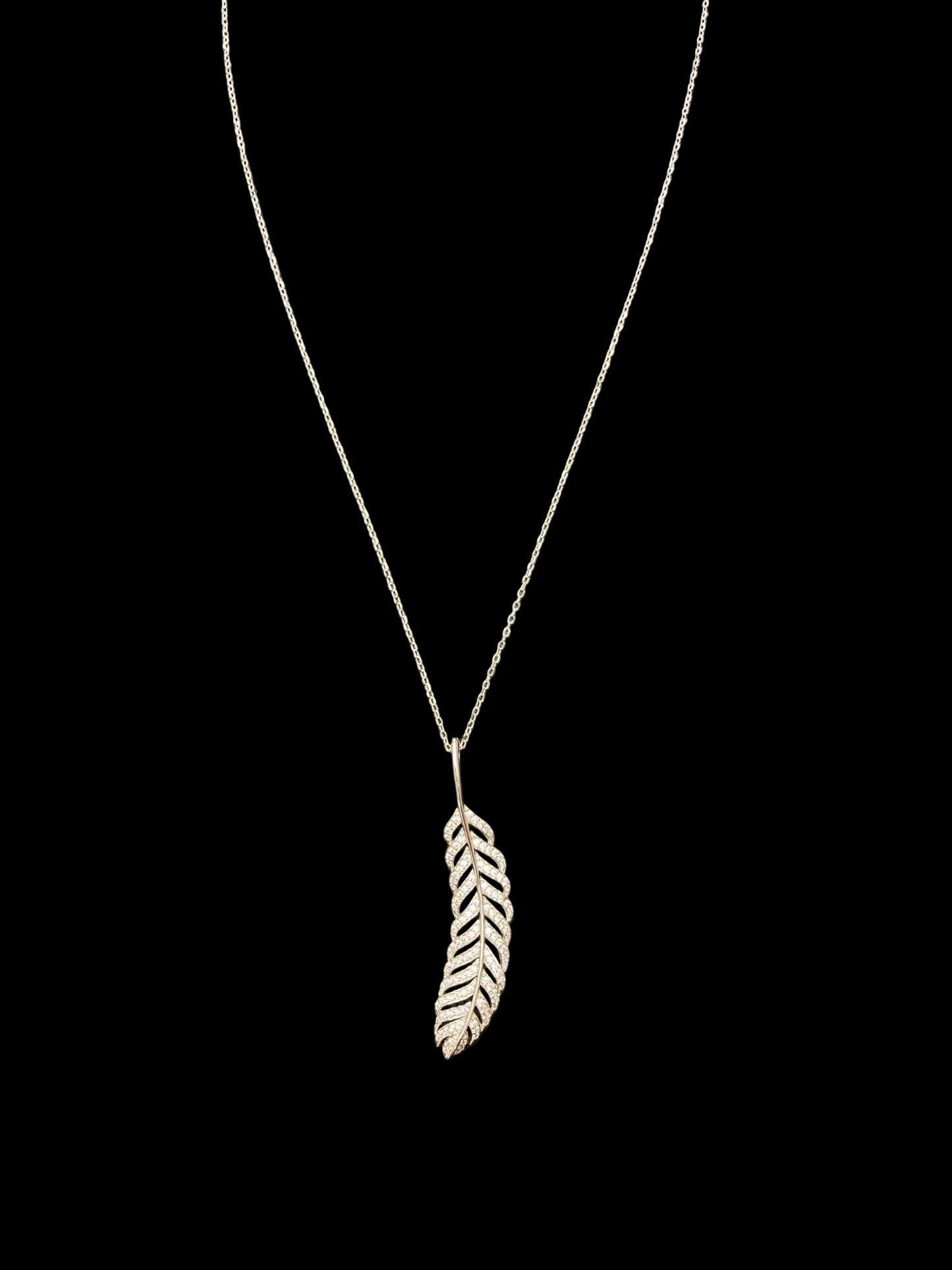 Sterling Silver Necklace CZ Stone NCZ610