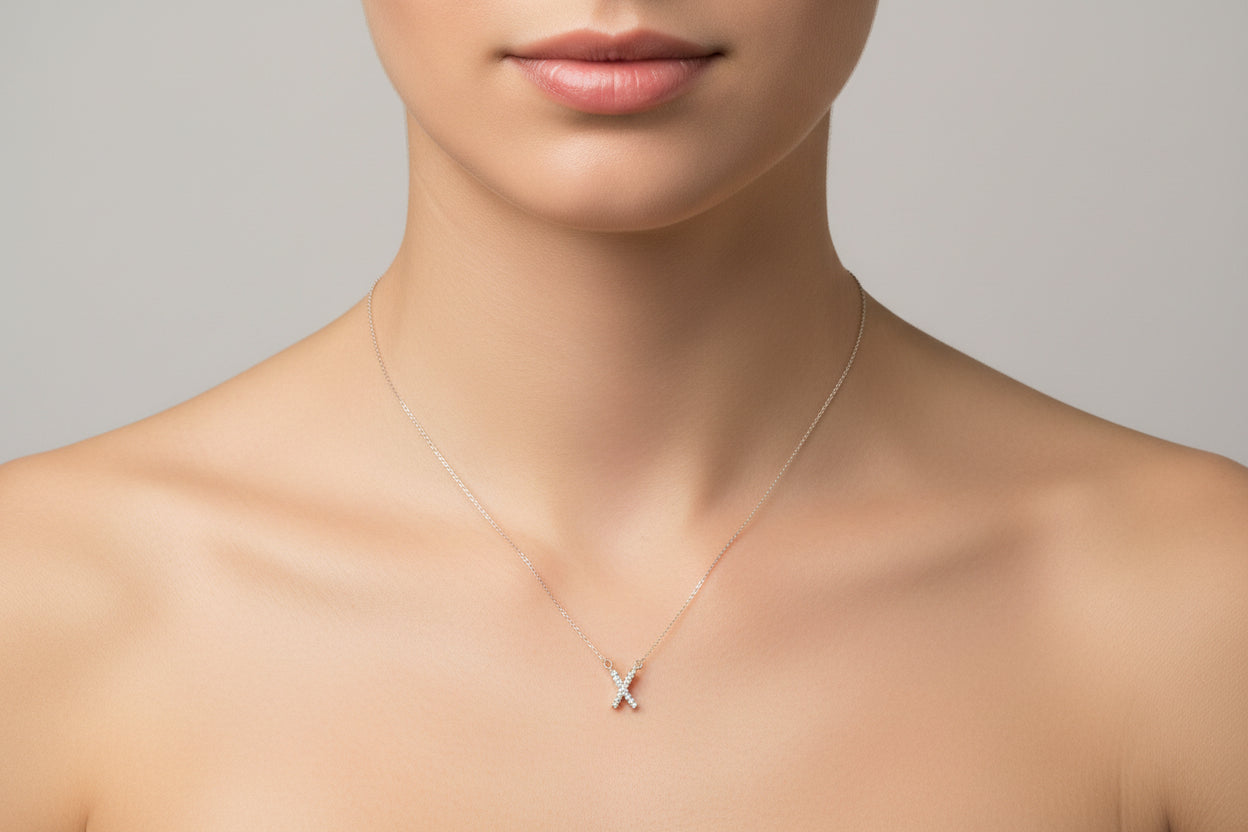 Sterling Silver Necklace NCZ618