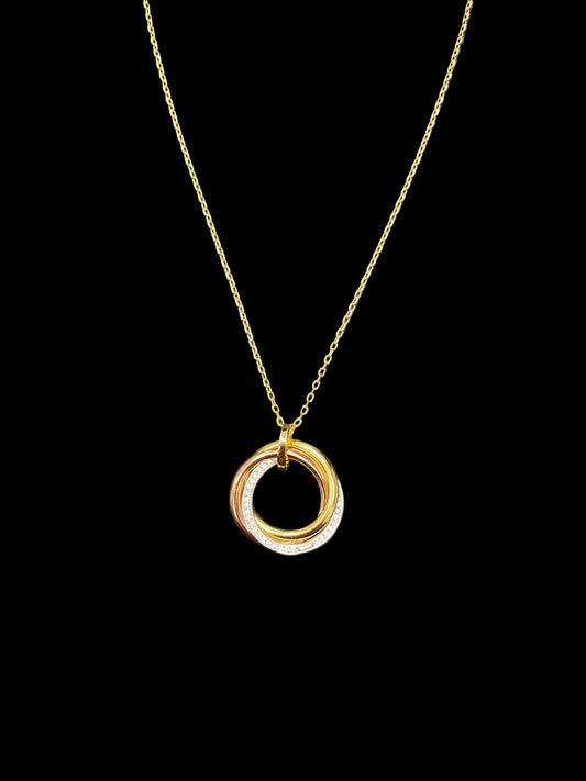 Sterling Silver Necklace CZ Stone NCZ9551