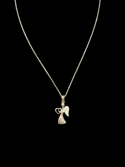 Sterling Silver Angel Necklace NCZ9803