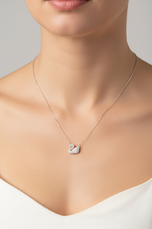 Sterling Silver Necklace CZ Stone NCZ9851