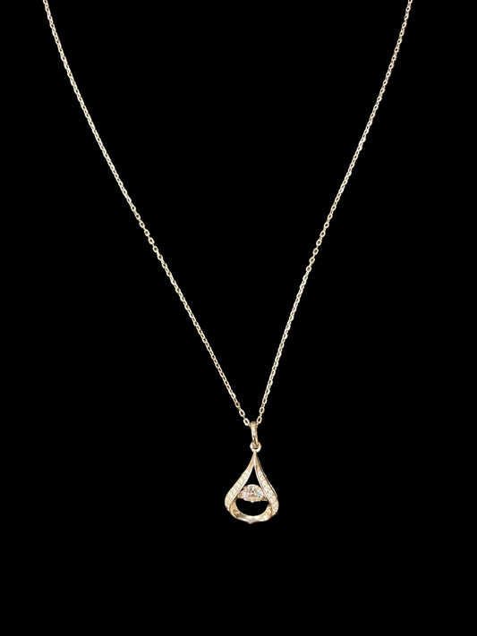 Sterling Silver Necklace CZ Stone NCZ9913