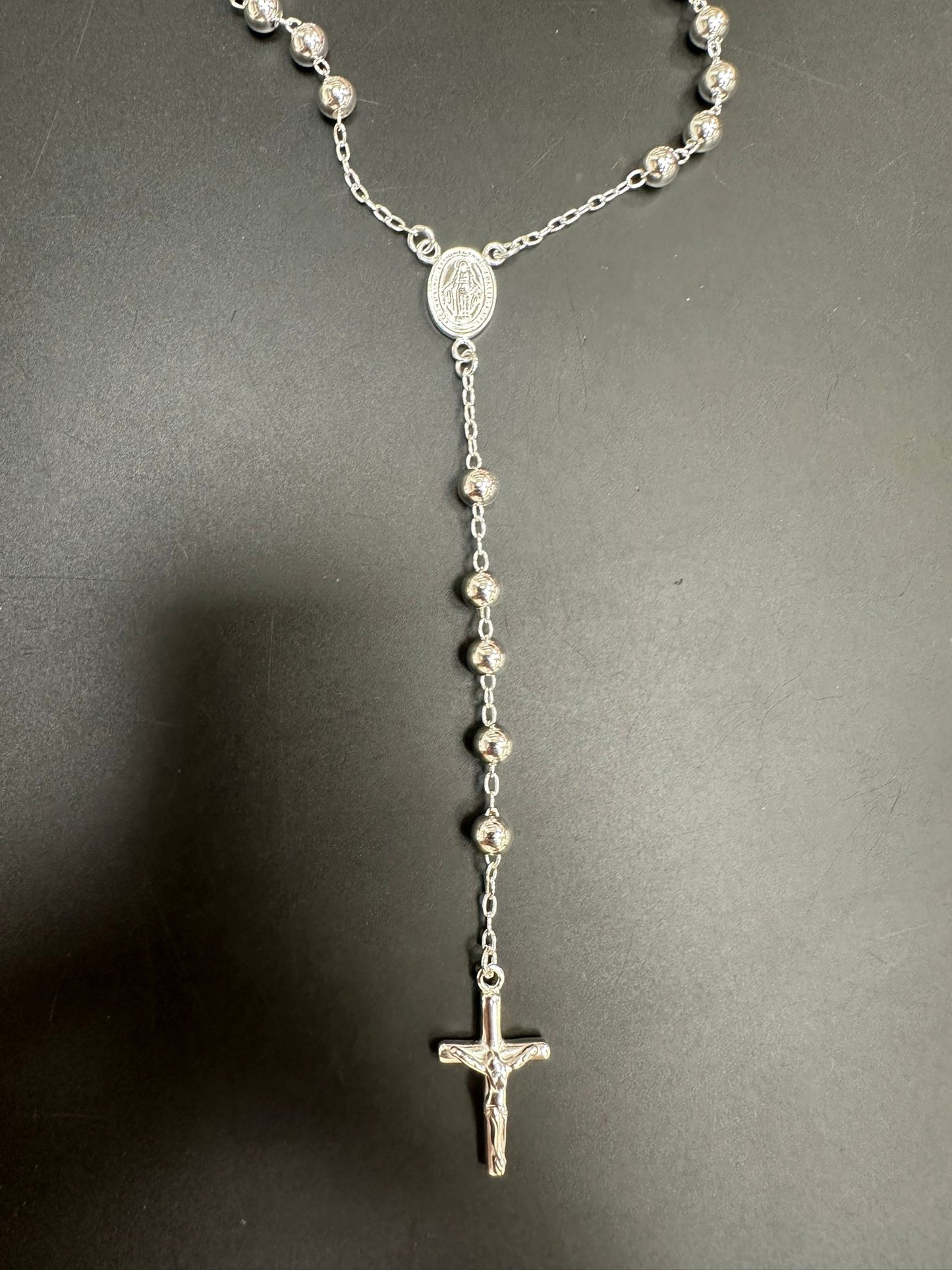 Sterling Silver Rosary Beads NP3308