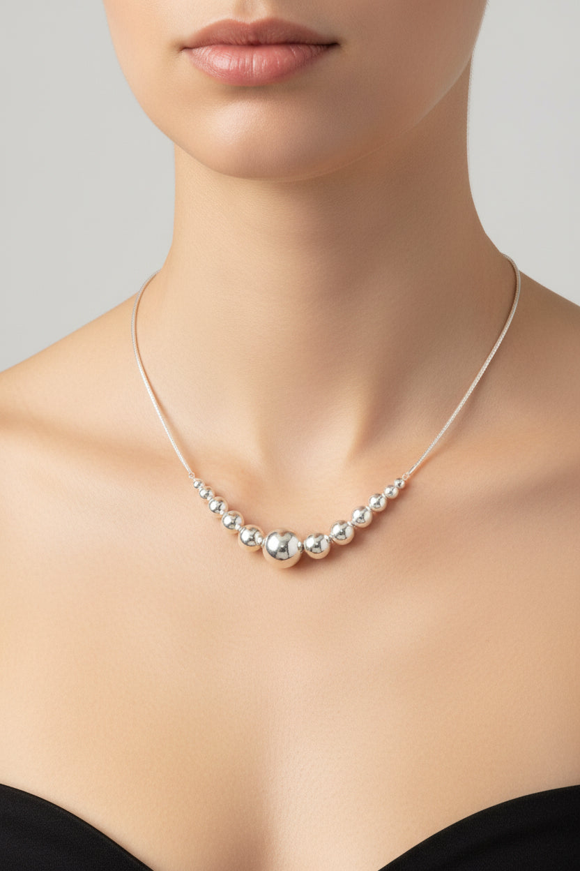 Sterling Silver 18" Pearl Necklace NPS3302