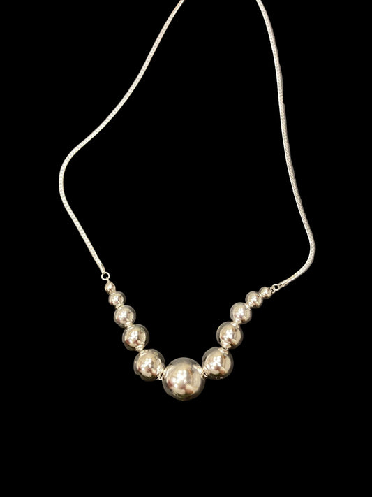 Sterling Silver 18" Pearl Necklace NPS3302