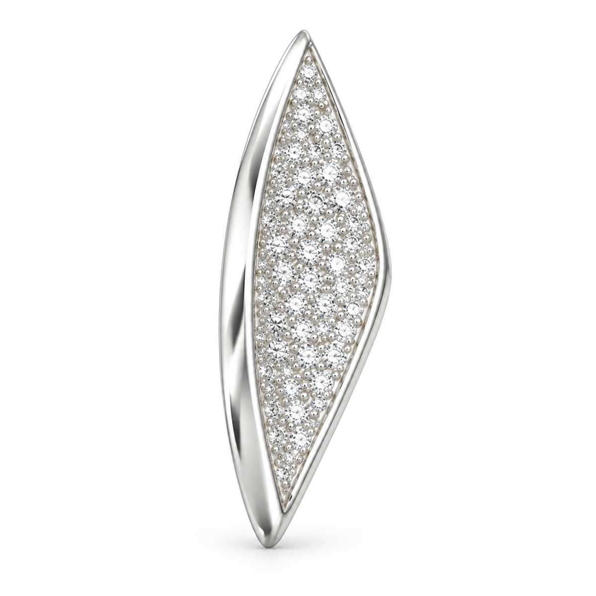 Sterling Silver Cz Pendant PCZ018