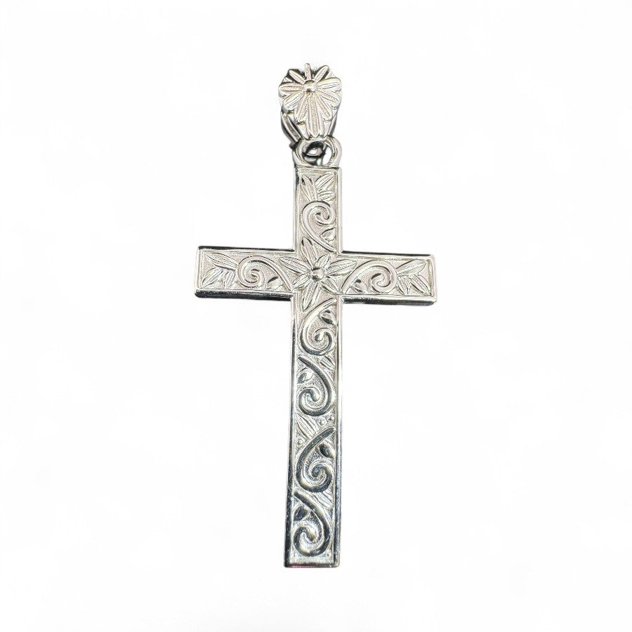 Sterling Silver Cross Pendant PCZ10001