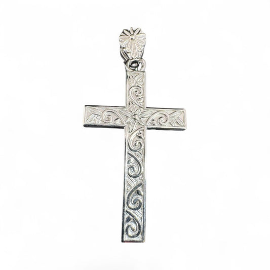 Sterling Silver Cross Pendant PCZ10001