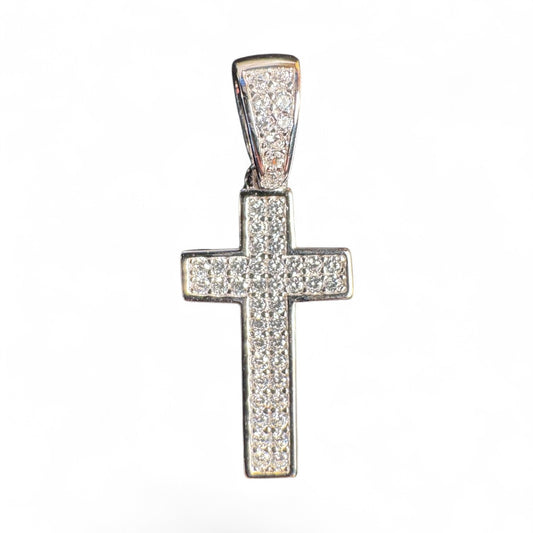 Sterling Silver Cross Pendant PCZ100105