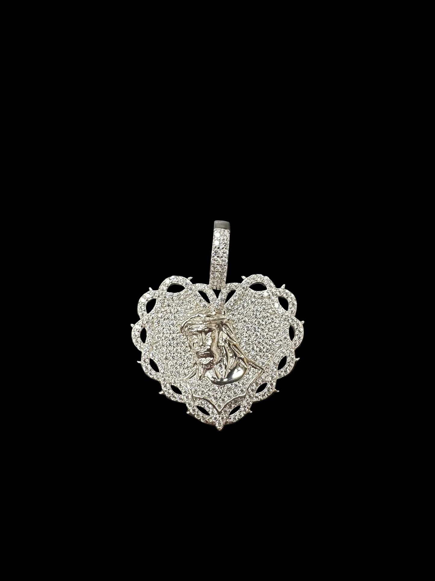 Sterling Silver Pendant CZ Stone PCZ10030