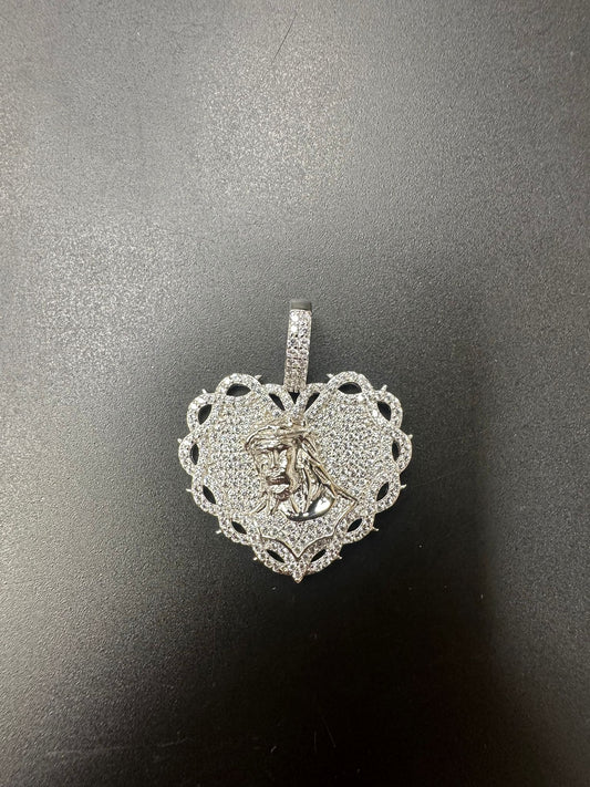 Sterling Silver Pendant CZ Stone PCZ10030