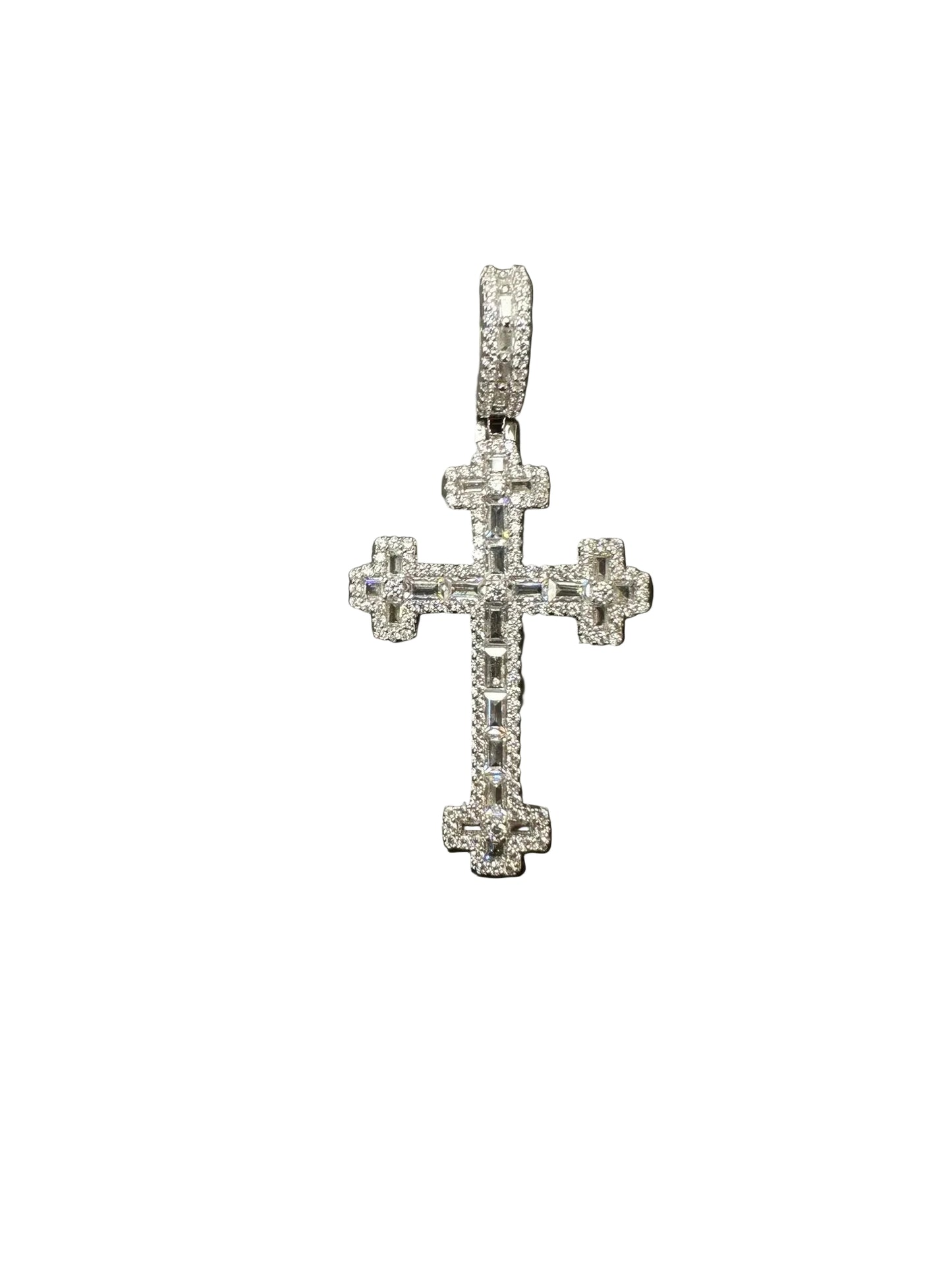 Sterling Silver Cross Pendant PCZ10049