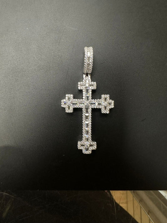 Sterling Silver Cross Pendant PCZ10049