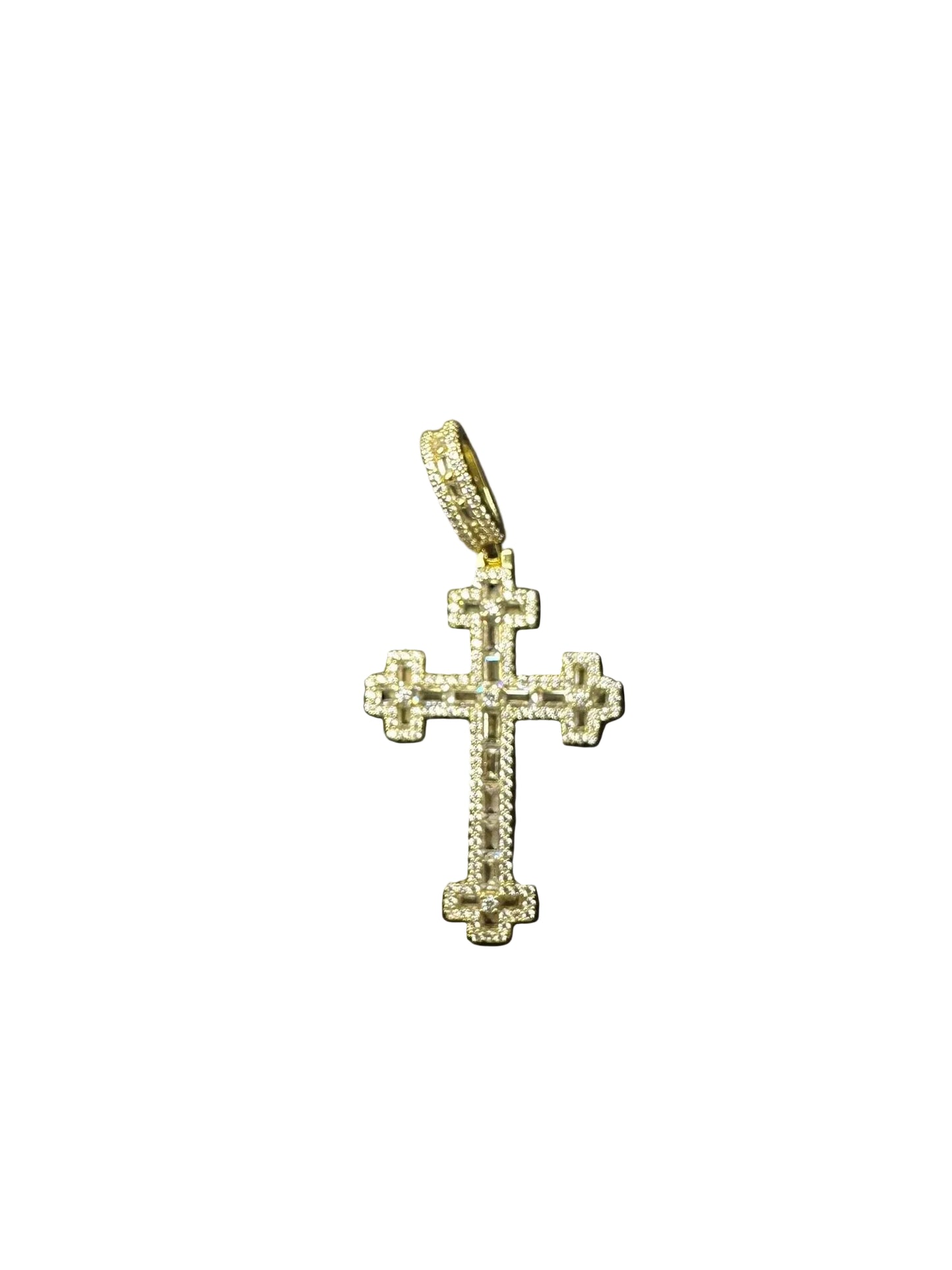 Sterling Silver Cross Pendant PCZ10049