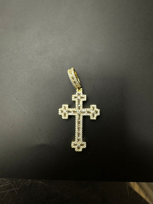 Sterling Silver Cross Pendant PCZ10049