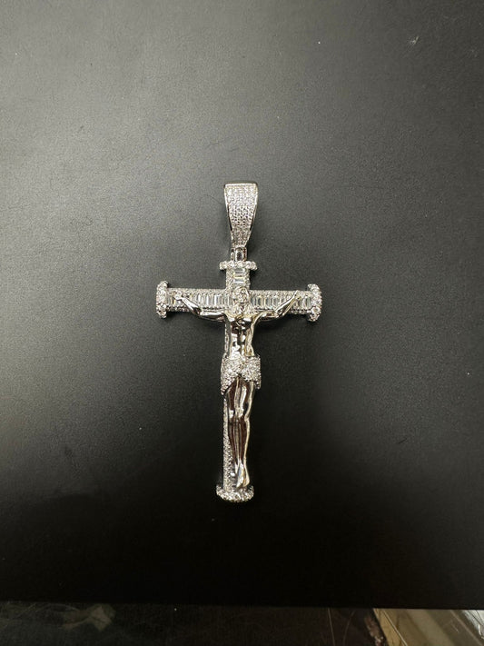 Sterling Silver Cross Pendant PCZ10050