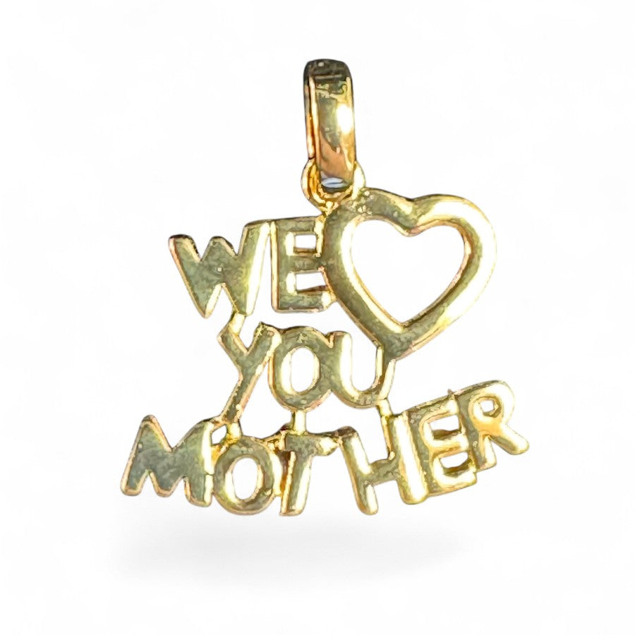 Sterling Silver Pendant (We Love You Mother) PCZ10067