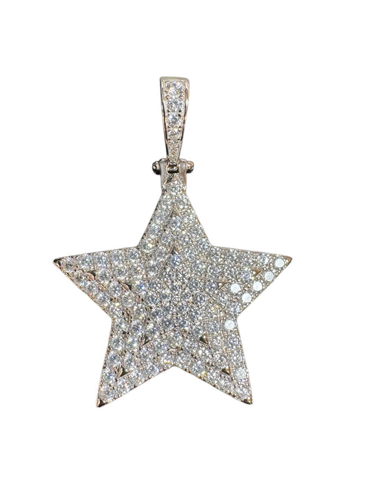 Sterling Silver Star Pendant PCZ1015