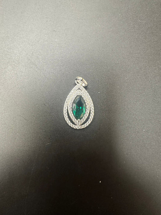 Sterling Silver Pendant CZ Stone PCZ117