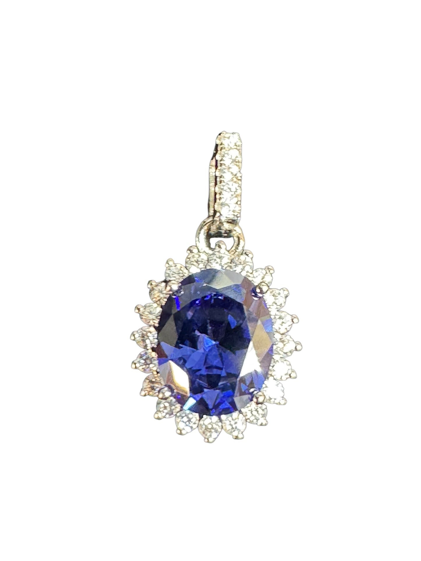 Sterling Silver Pendant CZ Stone PCZ164