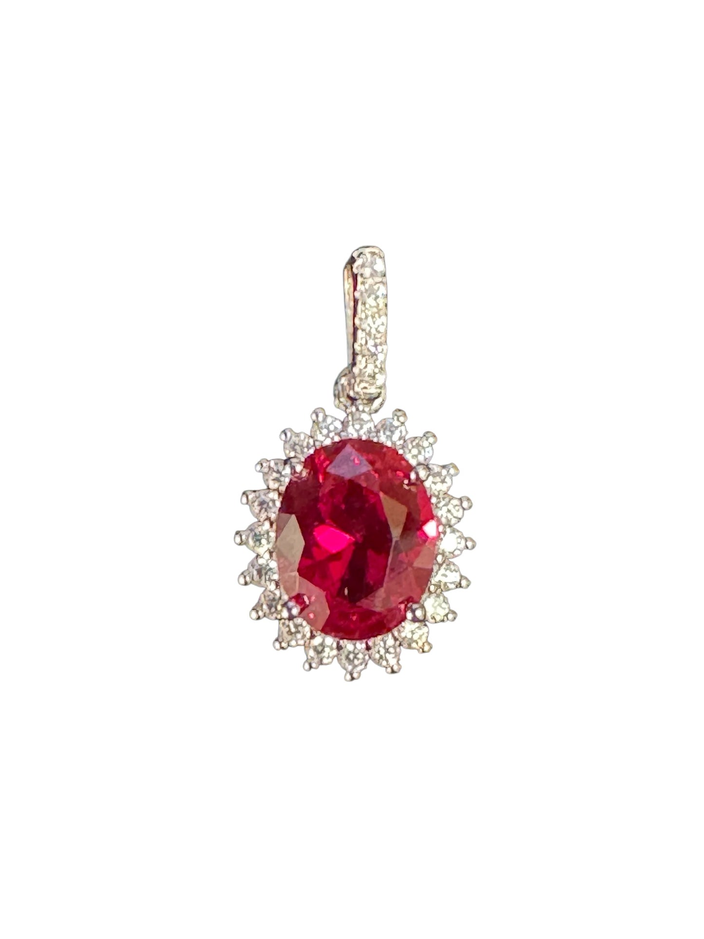 Sterling Silver Pendant CZ Stone PCZ164