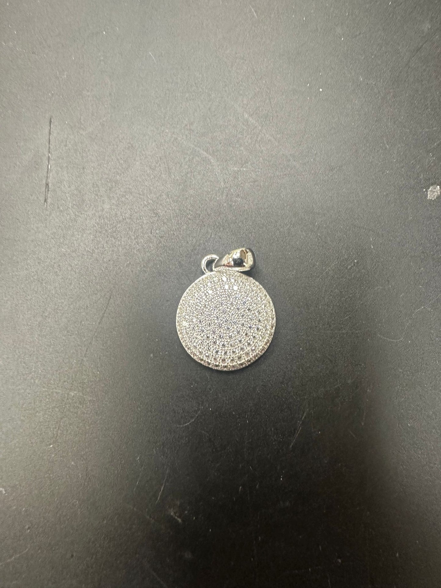 Sterling Silver Pendant CZ Stone PCZ414