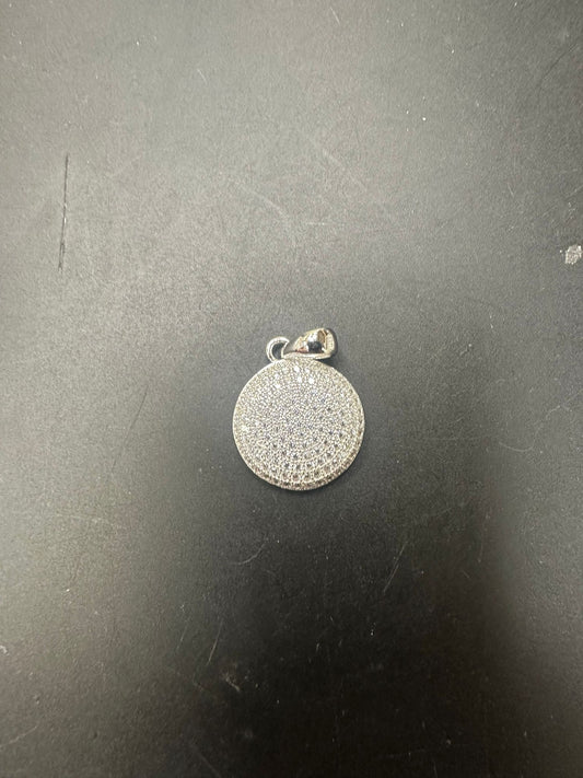Sterling Silver Pendant CZ Stone PCZ414