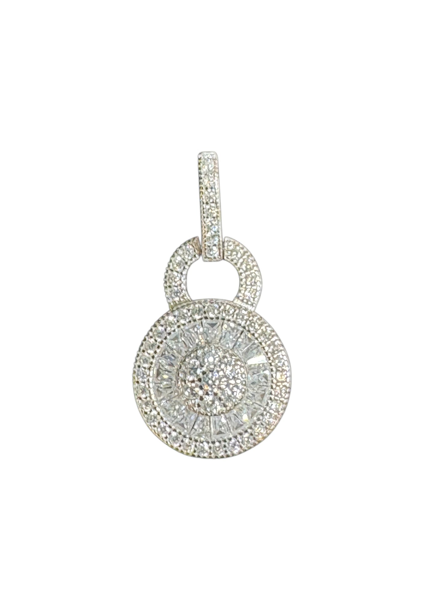Sterling Silver Pendant CZ Stone PCZ442