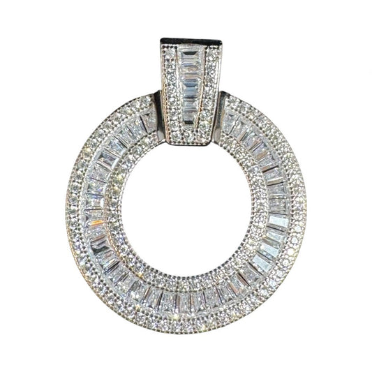 Sterling Silver Pendant CZ Stone PCZ507