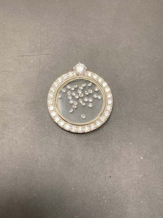 Sterling Silver Pendant CZ Stone PCZ6015