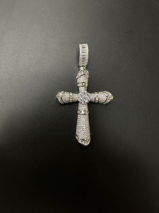 Sterling Silver Cross Pendant MPCZ918