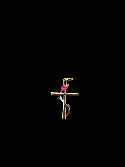 Sterling Silver Cross Pendant PCZ9586