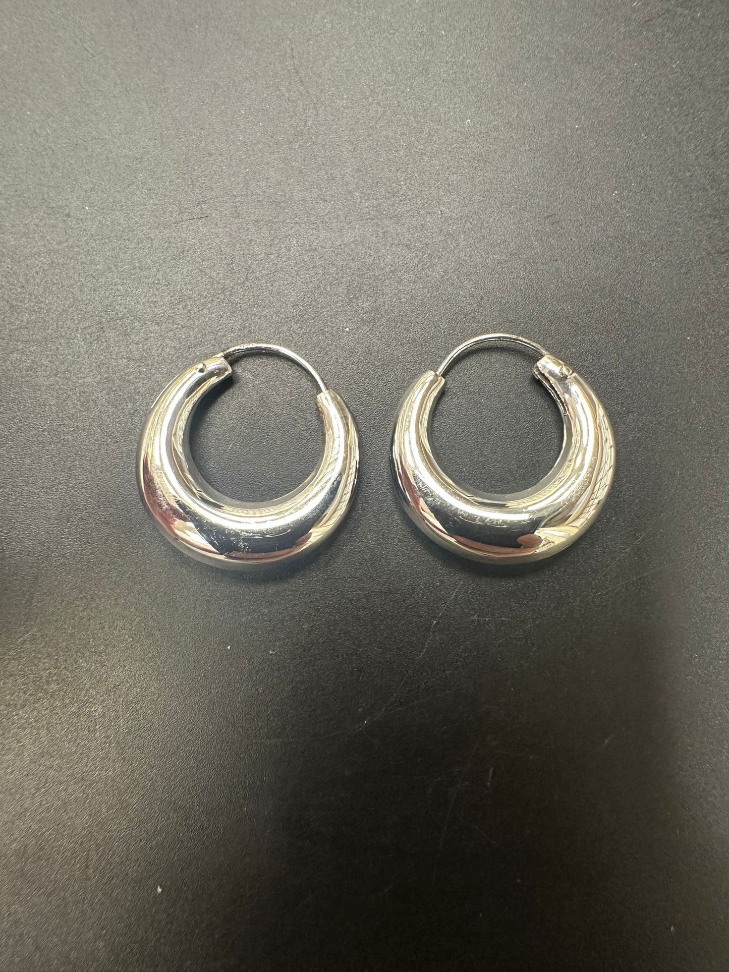 Sterling Silver Round Earring PE010290012