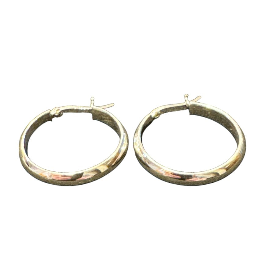Sterling Silver Round Hoop Earring PE010410054