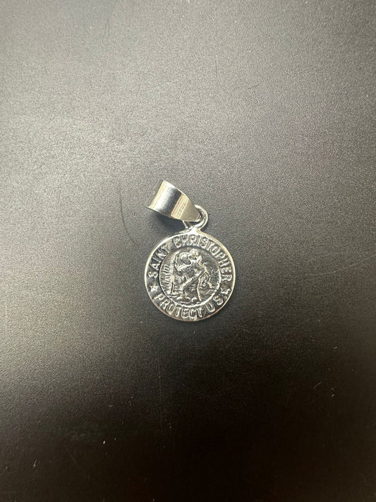 Sterling Silver Pendant St Christopher PP010480004