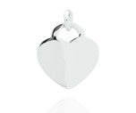 Sterling Silver Plain Heart Pendant PP010500069, features a beautiful design of a sterling silver heart pendant.