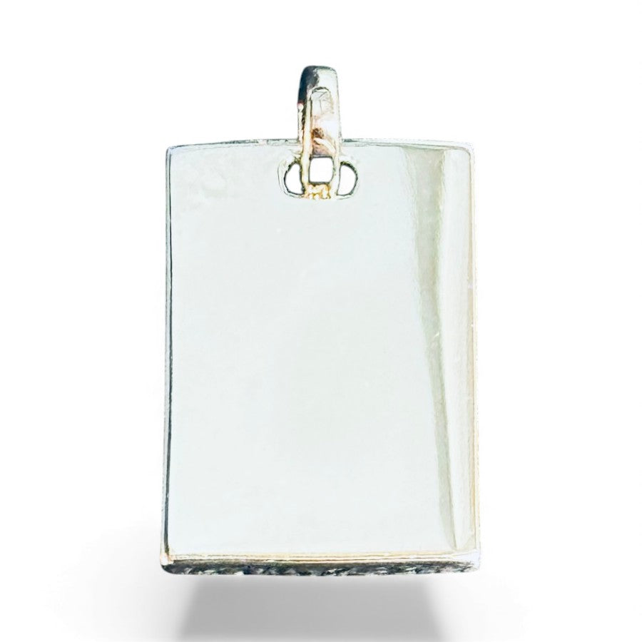 Sterling Silver Dog-Tag PP100100