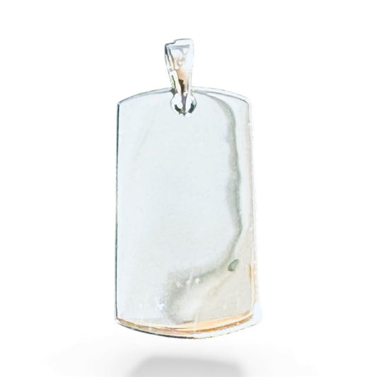 Sterling Silver Dog-Tag PP100108Y